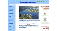 Desktop Screenshot of campingplatz-rehbach.de